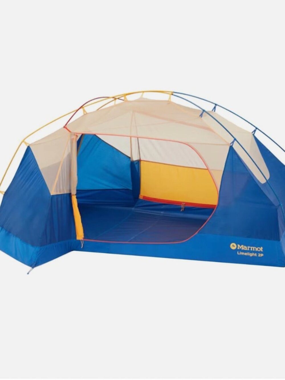 NEW MARMOT Limelight 2P Tent Camping/Backpacking Solar/Red Sun Footprint $359